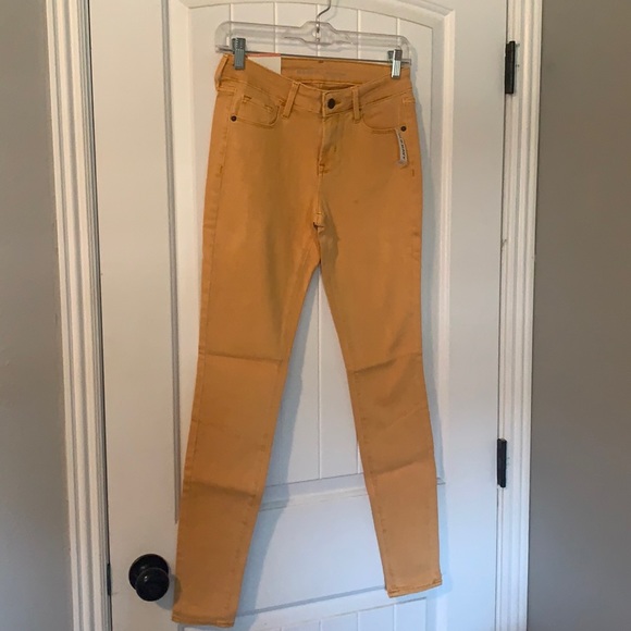 Old Navy mustard skinny jeans - Picture 1 of 3